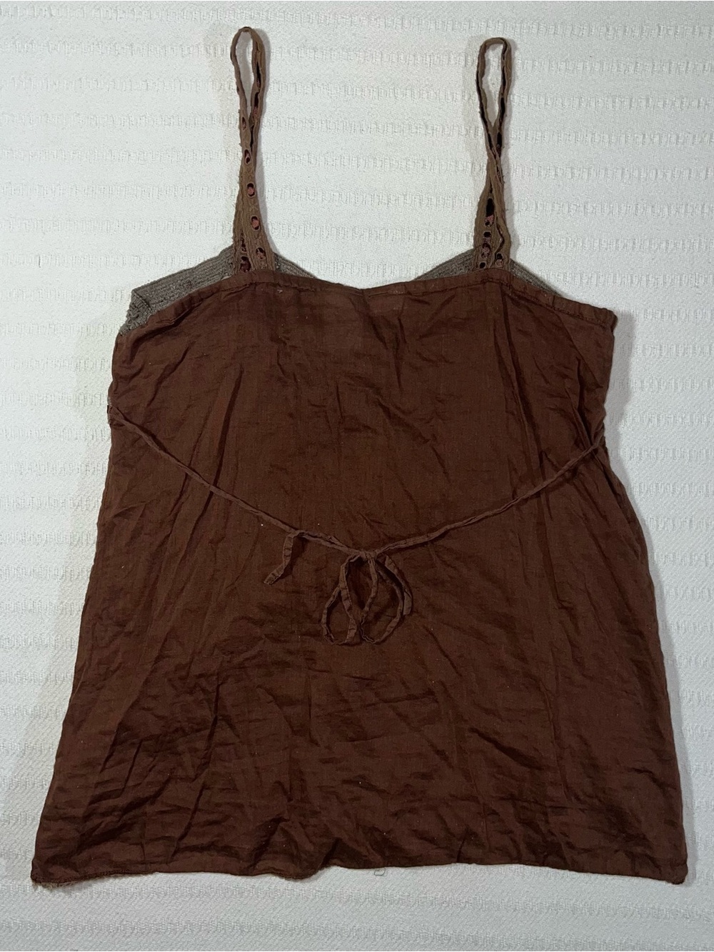 No Boundaries Y2K Babydoll Forest Fairy Top Womens M Brown Sequin Cotton - Picture 3 of 10
